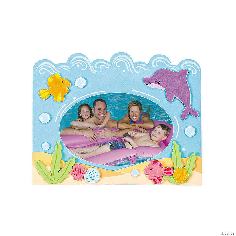 Under the Sea Picture Frame Magnet Craft Kit - Makes 12 Image