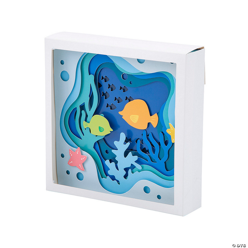 Under the Sea Scene Paper Layering Craft Kit - Makes 3 Image