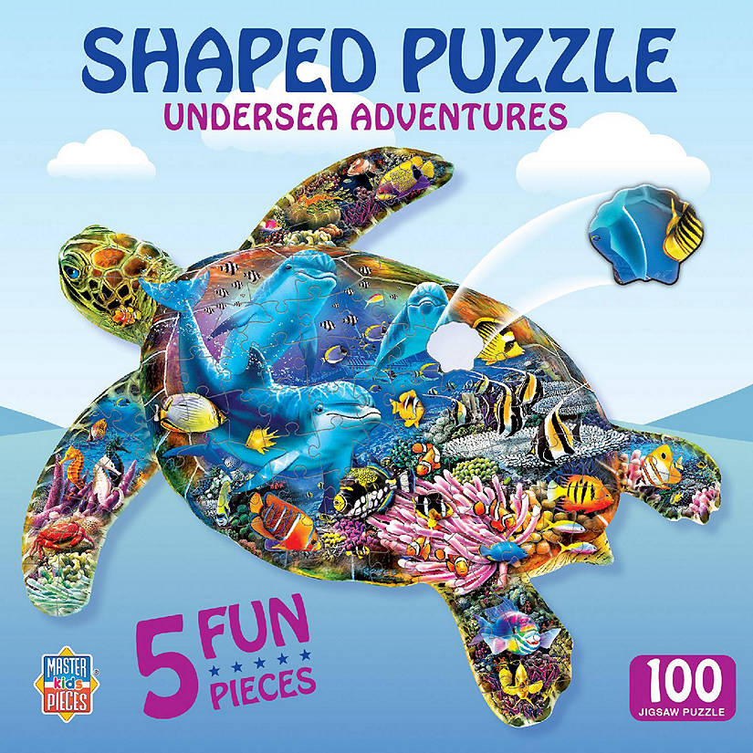 Undersea Adventures - 100 Piece Shaped Jigsaw Puzzle Image