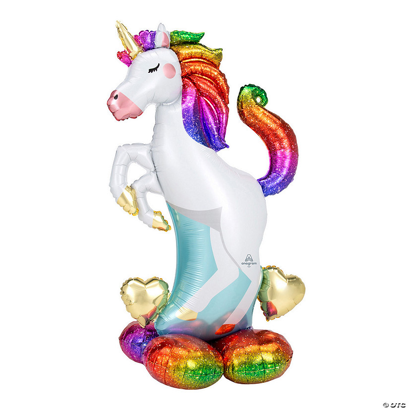 Unicorn 55" Mylar Balloon Image