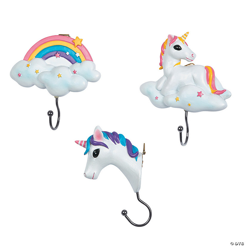 Unicorn & Rainbow Wall Hooks Discontinued