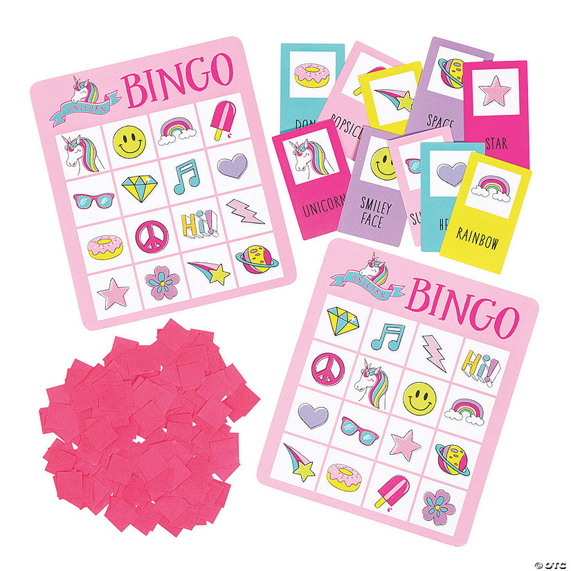 unicorn bingo oriental trading