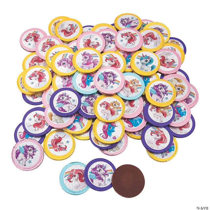 Unicorn Chocolate Coins | Oriental Trading