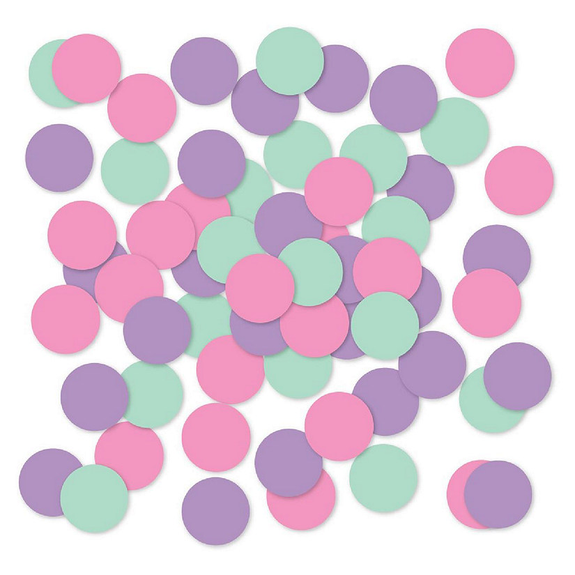 Unicorn Confetti Pink Mint Lav, 180-Pack Image