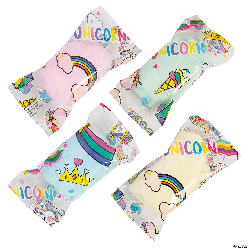Unicorn Cotton Candy Packs Oriental Trading