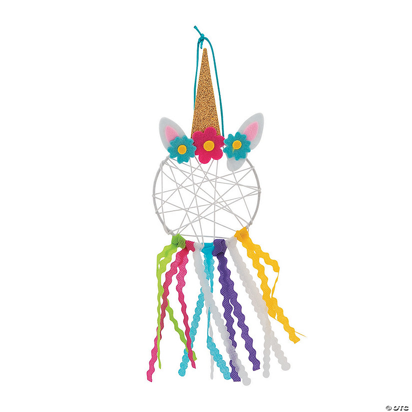 Unicorn Dream Catcher Craft Kit - Makes 6 Image