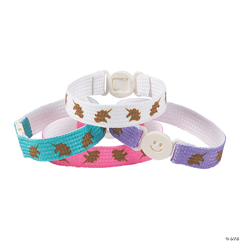 Unicorn Friendship Bracelets - 12 Pc. Image
