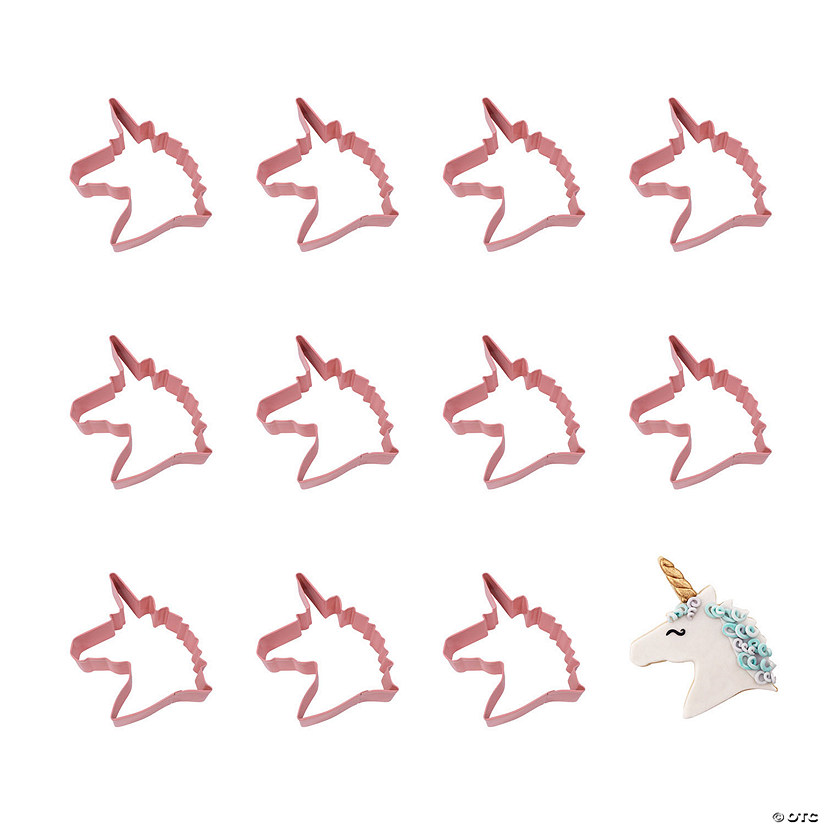Unicorn Head 4.75" Cookie Cutters Image