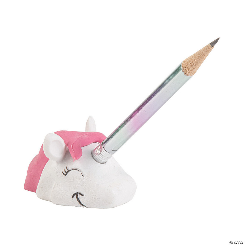 Unicorn Pencil Top Erasers - 12 Pc Image