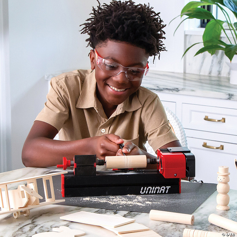 UNIMAT1 BASIC 4-in-1 Woodworking Kit for Kids &amp;#8211; Educational Wood Lathe, Jigsaw, Sander &amp; Drill Press Image