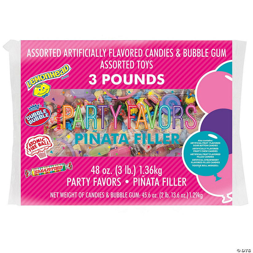 Unique Pinata Filler Astd Favors/Candy Girl 3lbs Image