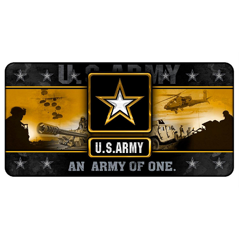 United States Army Strong License Plate Image