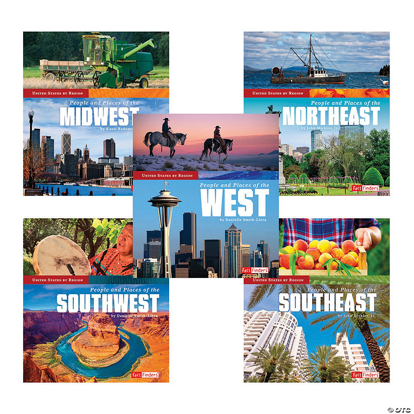 United States by Region Book Set, Set of 5 Image