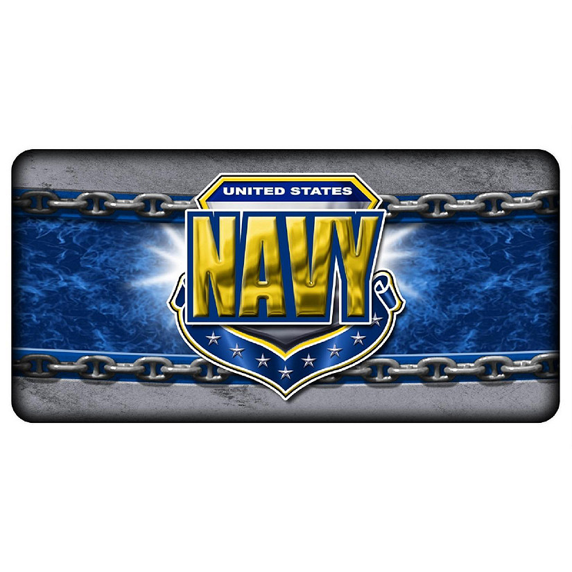 United States Navy License Plate Image