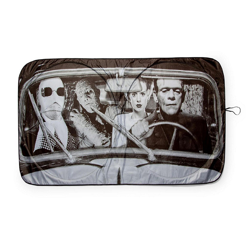 Universal Monsters Sunshade for Car Windshield  64 x 32 Inches Image