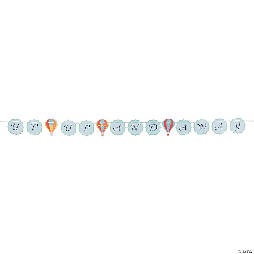 Up & Away Ribbon Garland Image