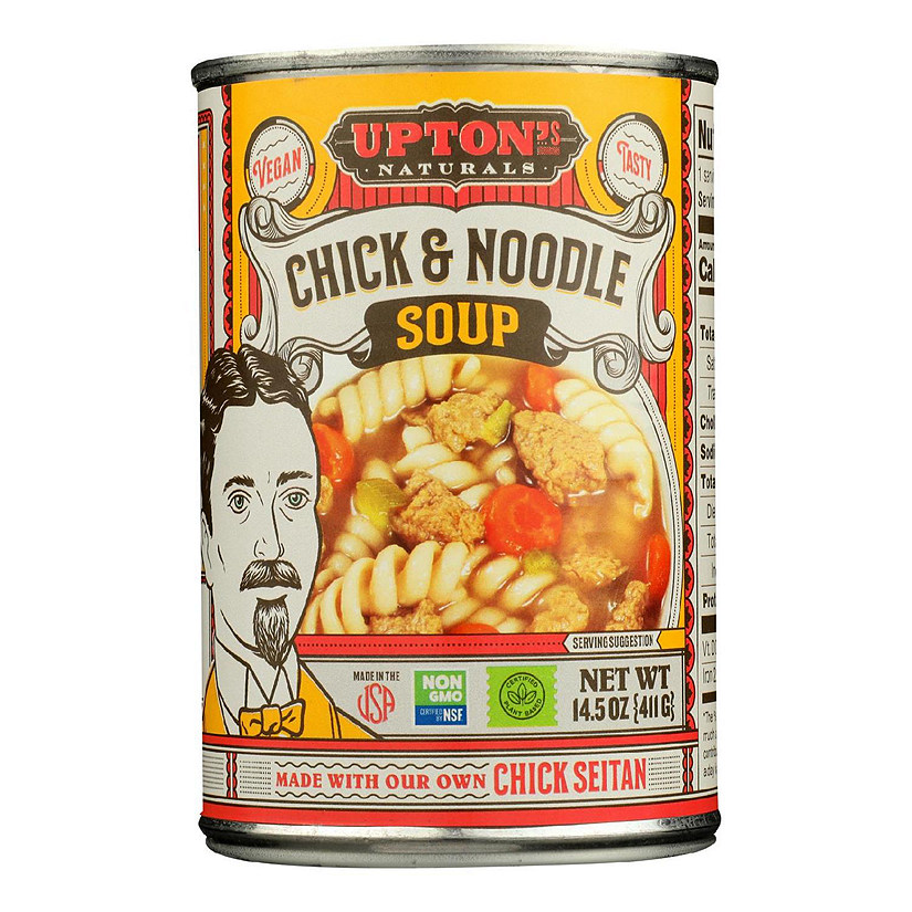 Upton's Naturals - Soup Vegn Chck & Noodle - Case of 8-14.5 OZ Image