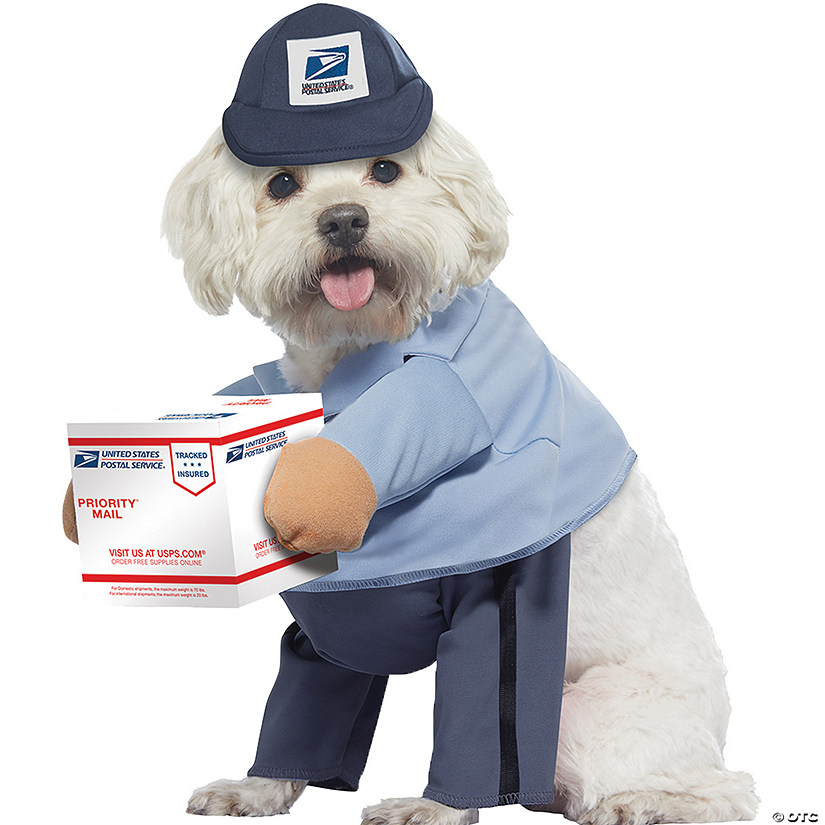 US Mail Carrier Dog Costume Image