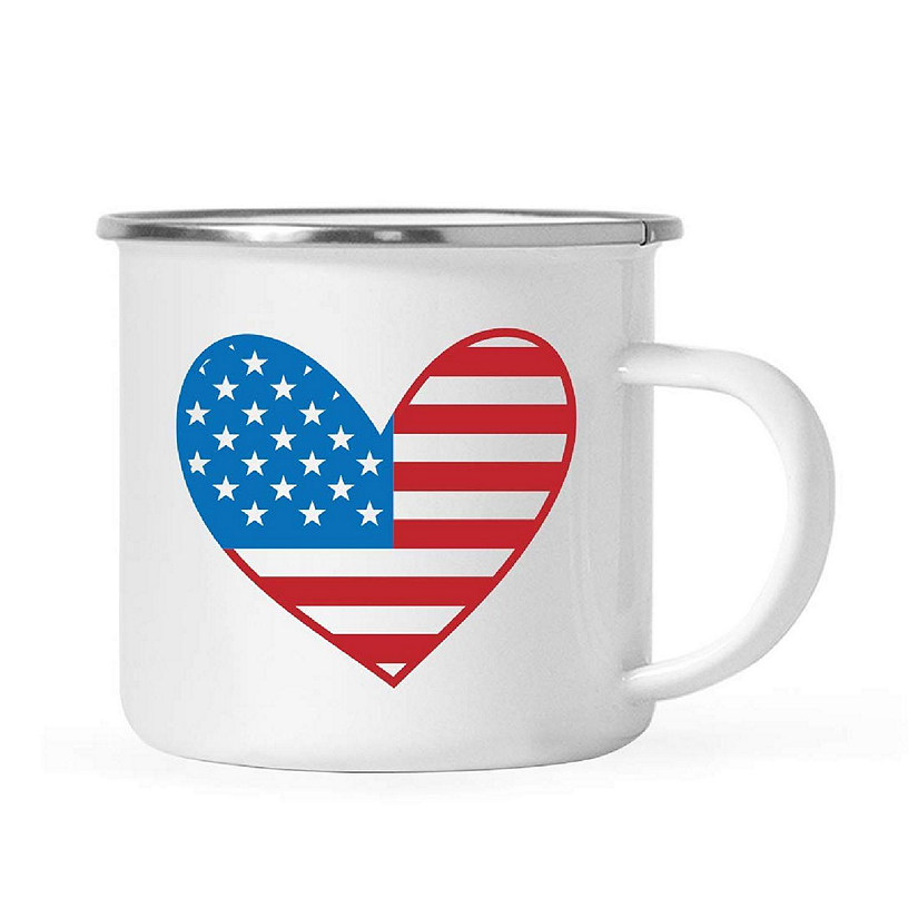 USA Heart Graphic 11oz Campfire Mug Image