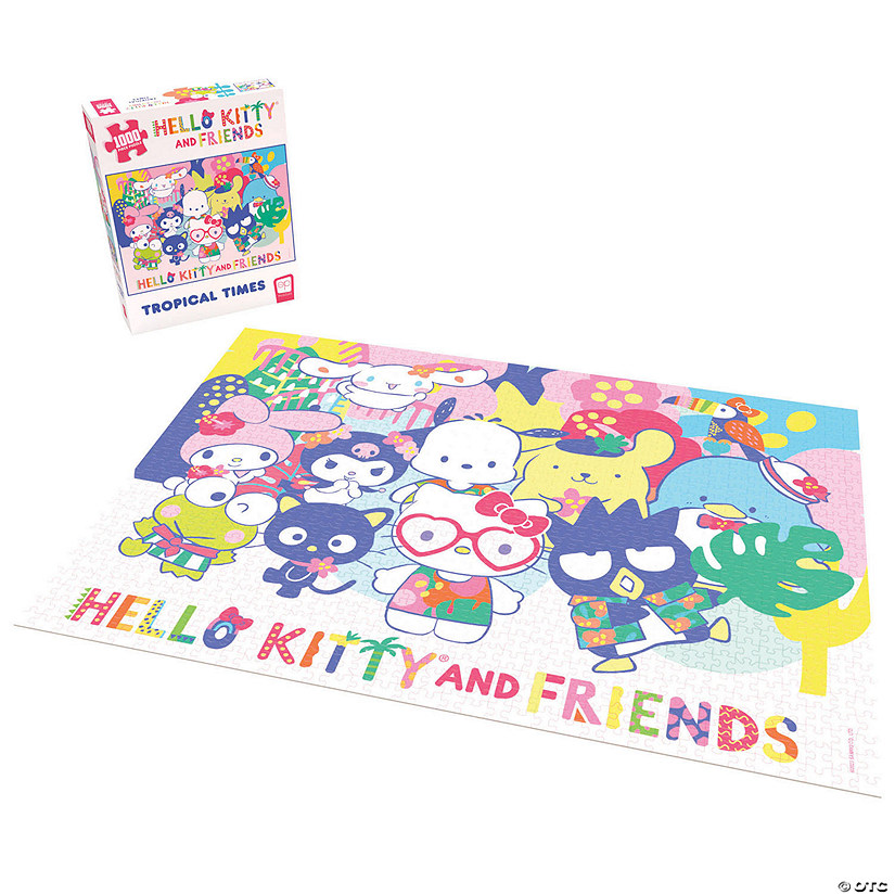 USAopoly Hello Kitty and Friends Tropical Times 1000-Piece Puzzle Image