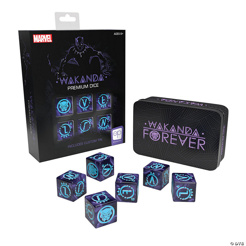 USAopoly Marvel Black Panther Premium Dice Set Image