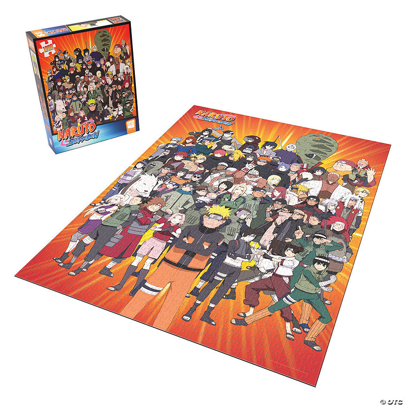 USAopoly Naruto "Never Forget Your Friends" 1000-Piece Puzzle Image