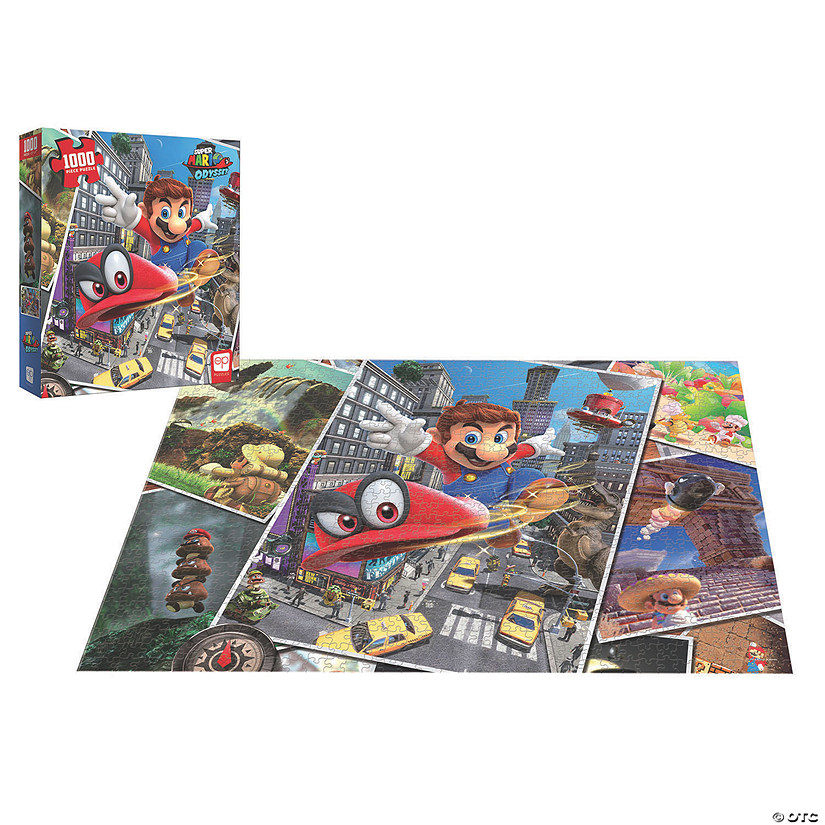 USAopoly Super Mario&#8482; Odyssey Snapshot 1000-Piece Puzzle Image