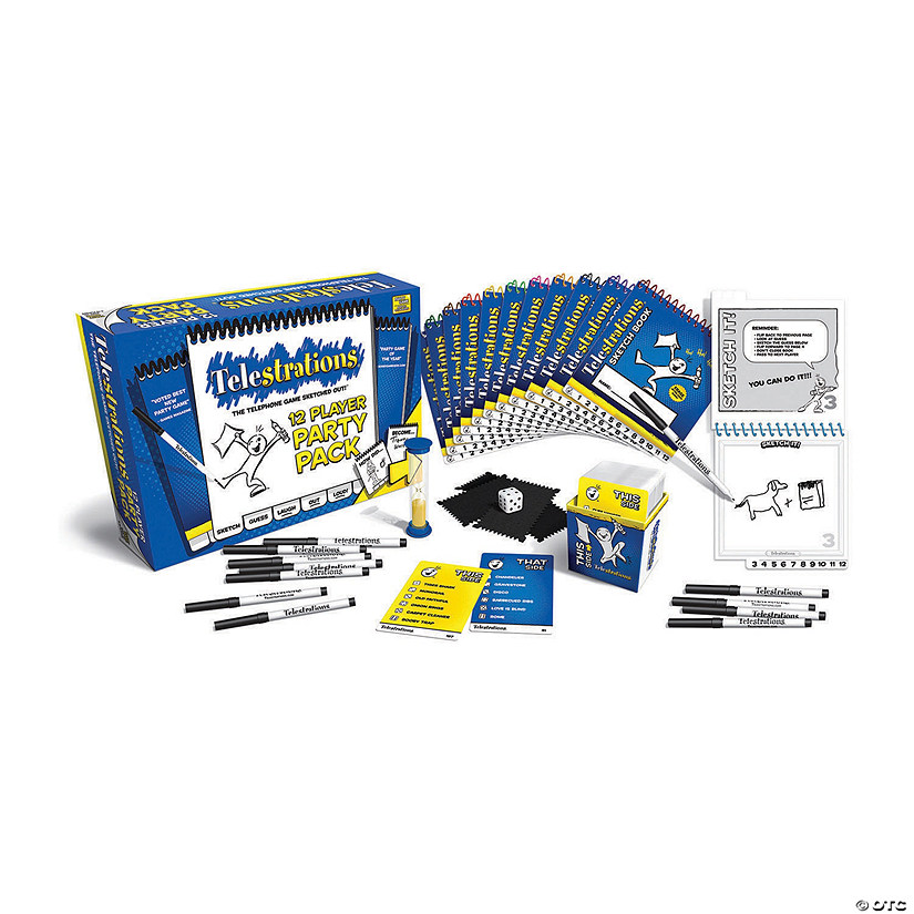 USAopoly Telestrations&#174; 12 Player- The Party Pack Image