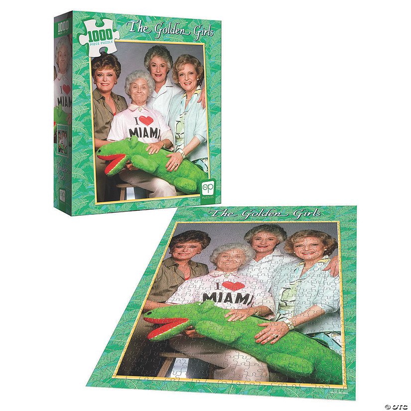 USAopoly The Golden Girls "I Heart Miami" 1000 Piece Puzzle Image