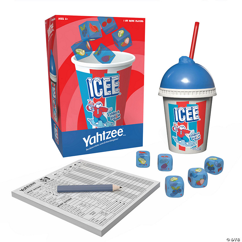 USAopoly YAHTZEE ICEE Dice Rolling Game Image