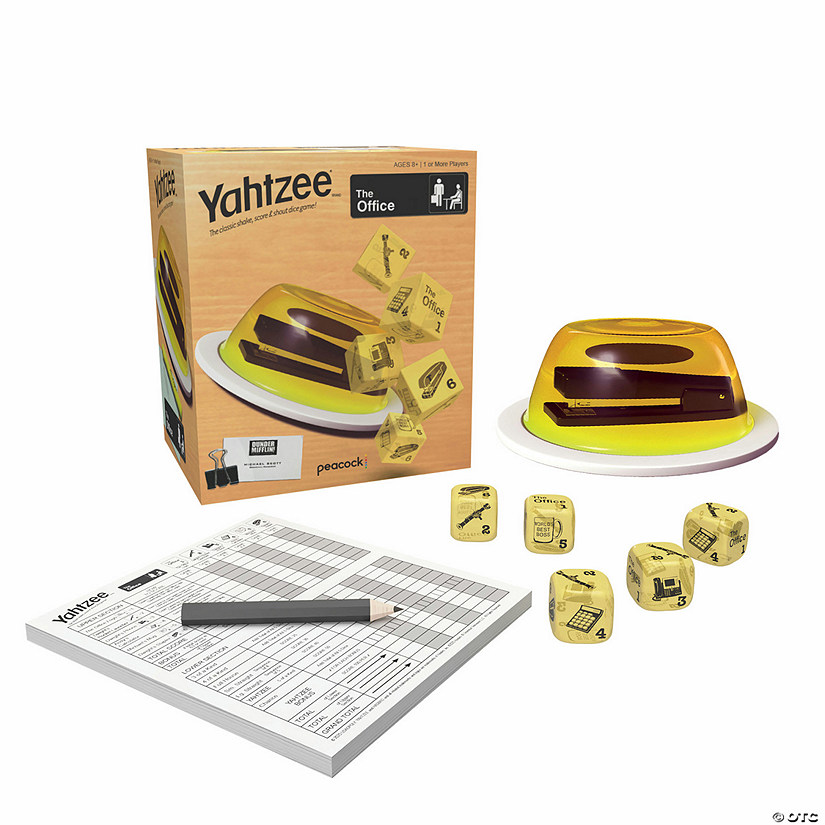 USAopoly YAHTZEE The Office Dice Rolling Game Image