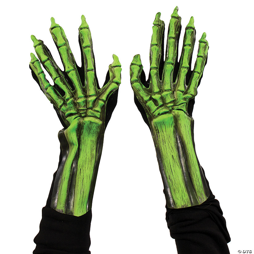 Uv Green Skeleton Hands Image