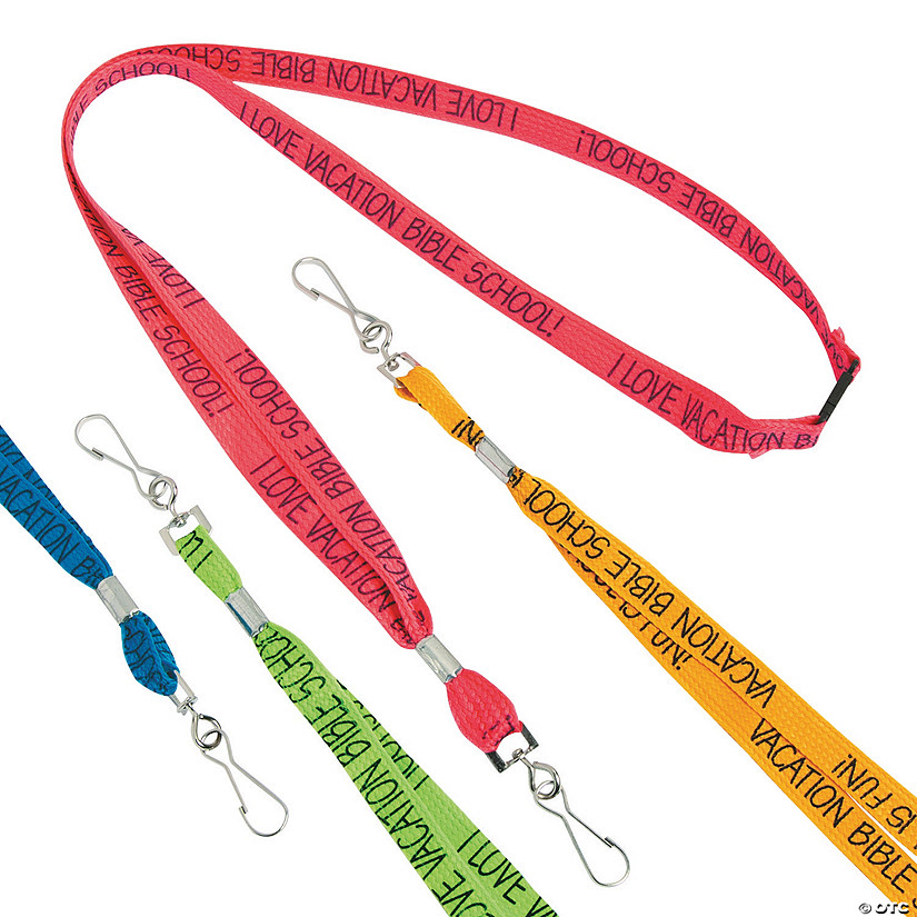 Vacation Bible School Badge Holders with Clip - 12 Pc. Image