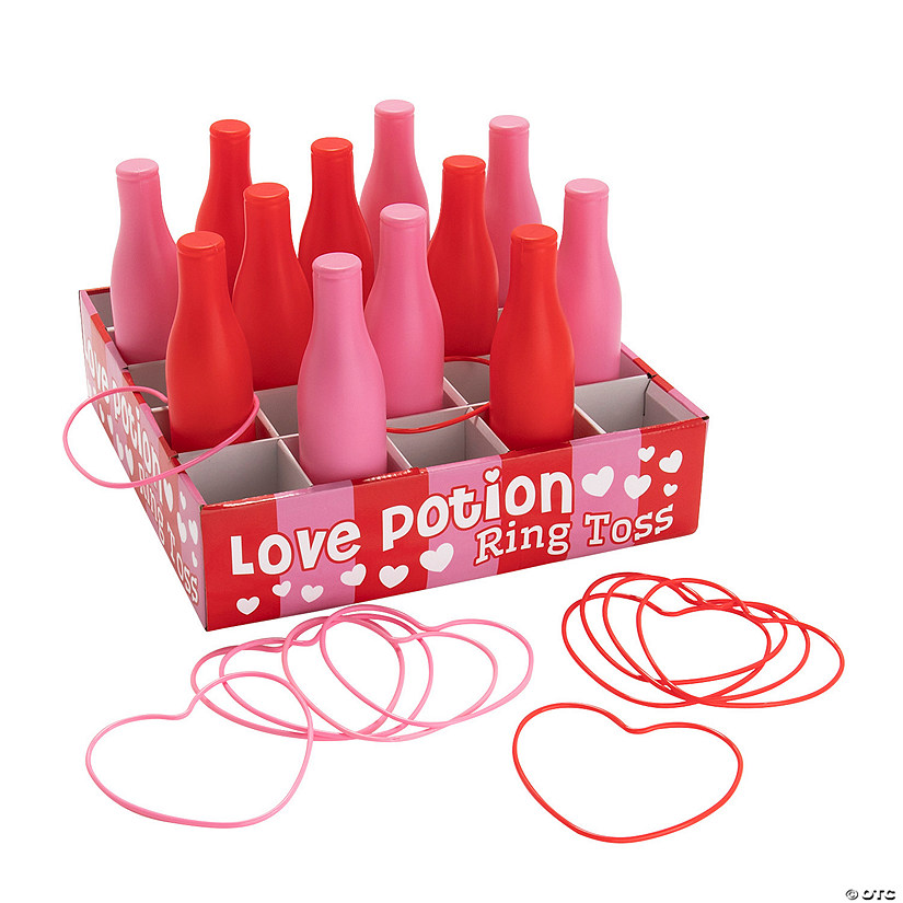 Valentine Bottle Ring Toss Game - 25 Pc. Image