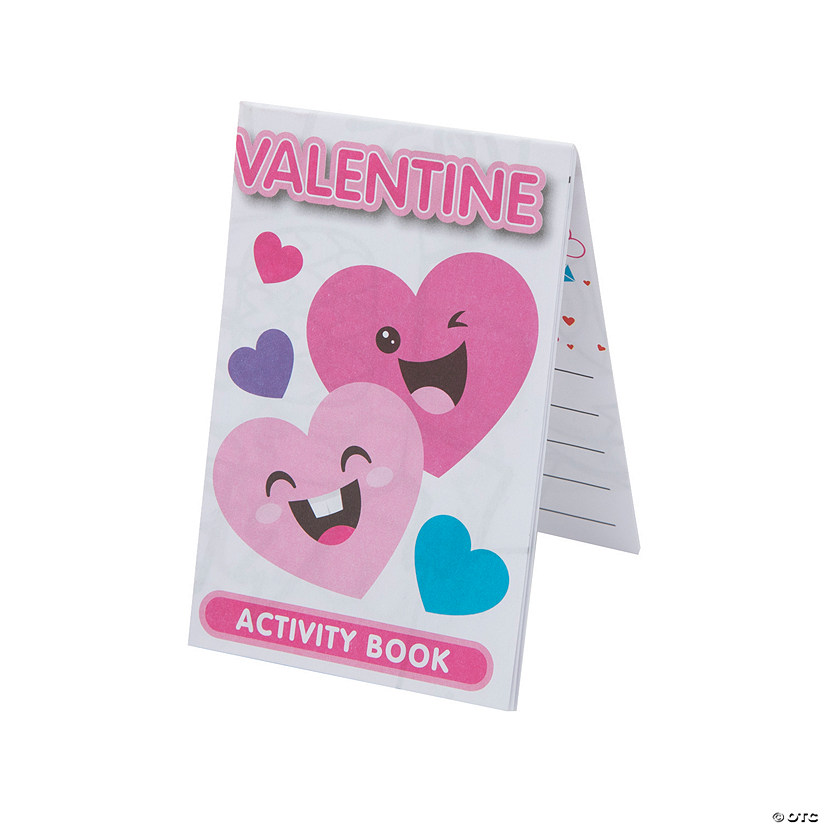 Valentine Fold-Up Activity Sheets - 24 Pc. Image