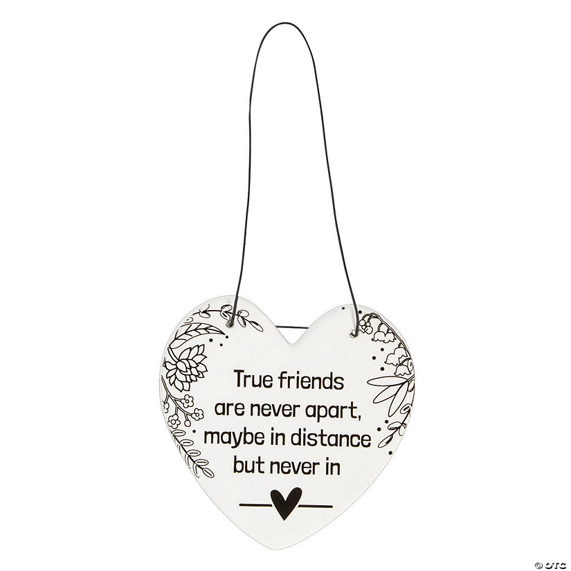 Valentine Friends Heart-Shaped Ornament Image