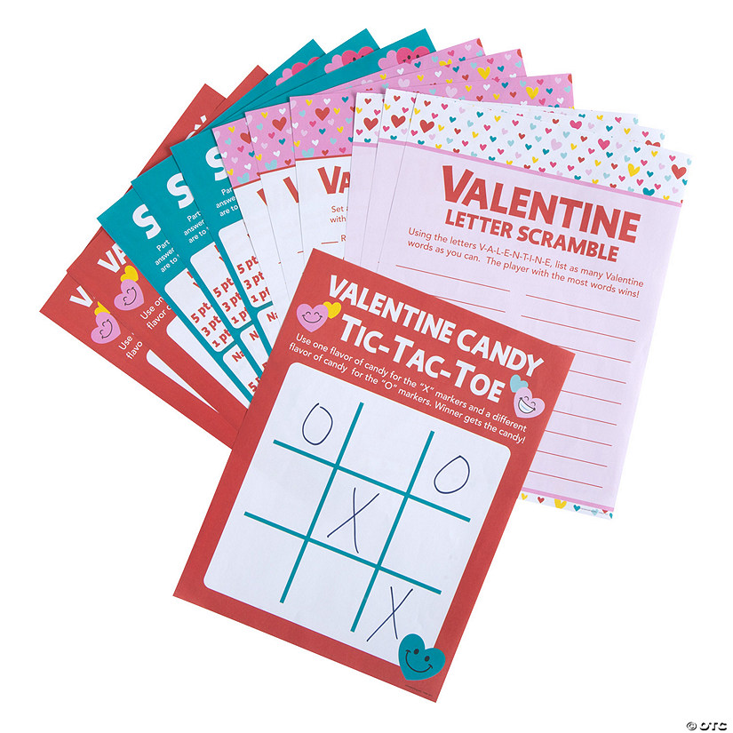 Valentine Game Kit for 24 Image