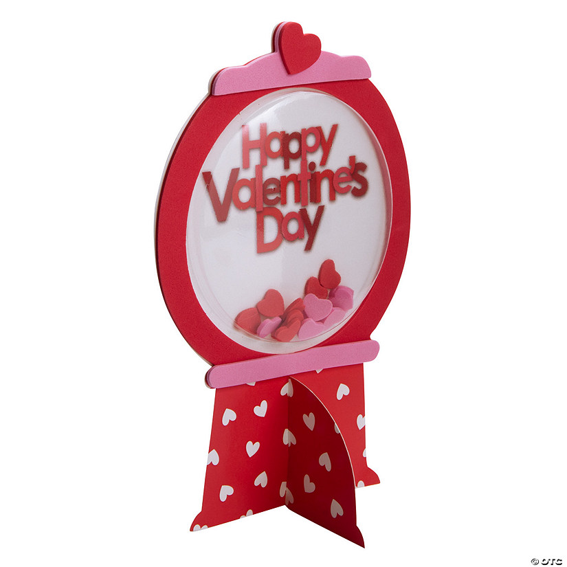 Valentine Gumball Machine Craft Kit &#8211; Makes 12 Image