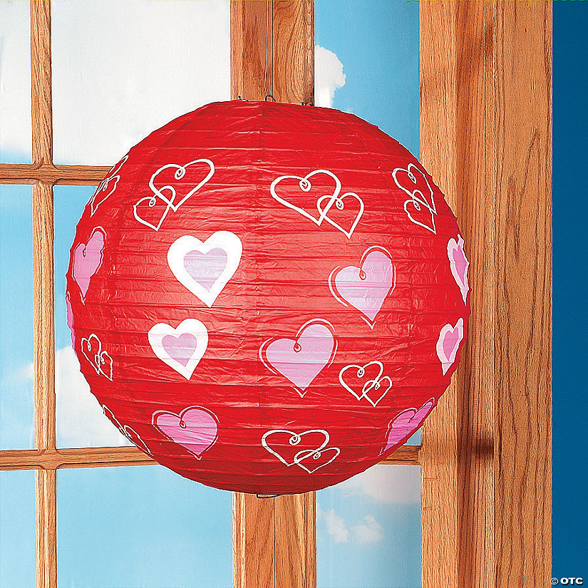 Valentine Hanging Paper Lanterns Discontinued