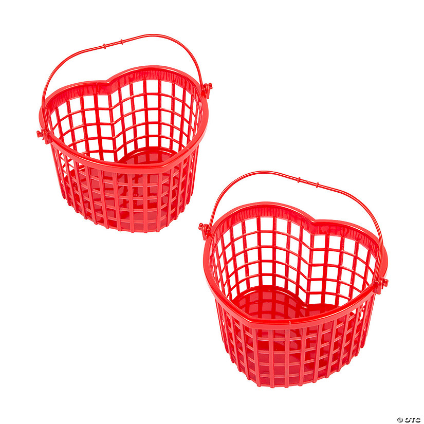 Valentine HeartShaped Baskets Oriental Trading