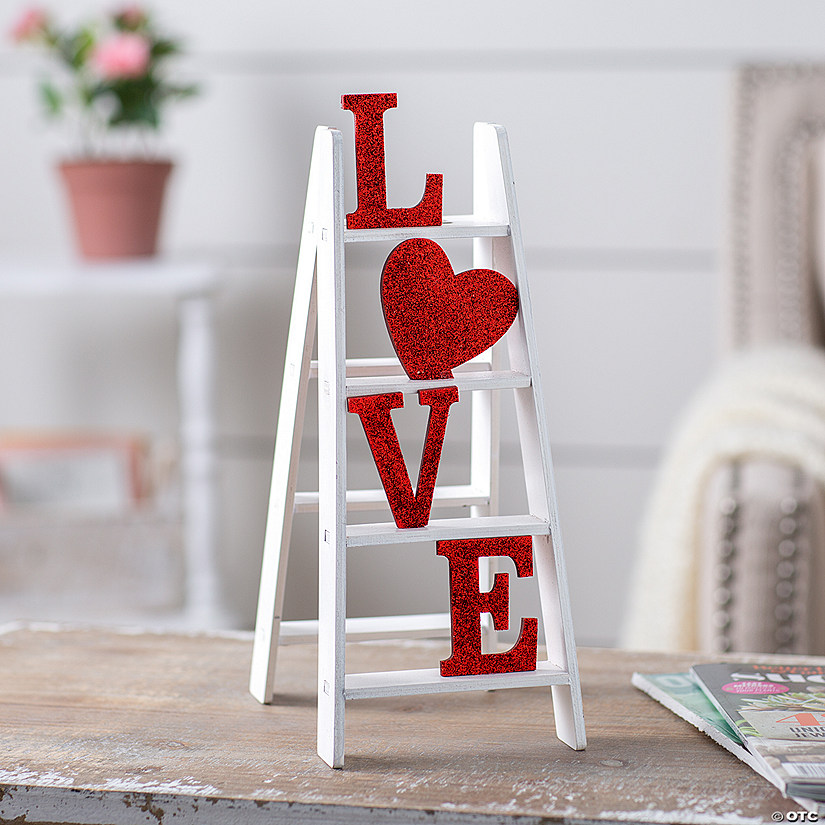 Valentine Ladder Tabletop Decoration Image