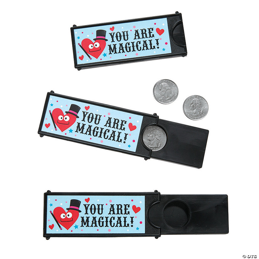 Valentine Magic Coin Tricks - 12 Pc. Image