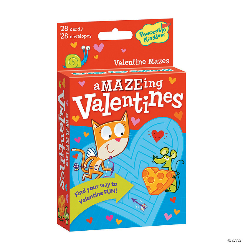 Valentine Maze Cards - 28 Pc. Image