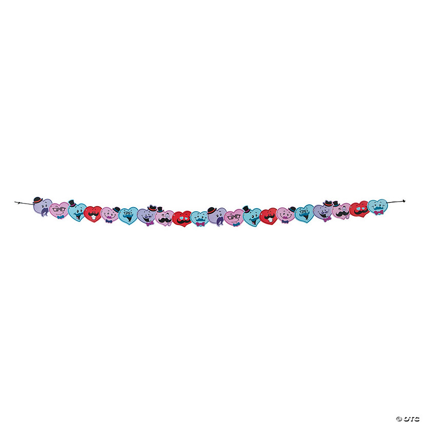 Valentine Mustache Garland Image