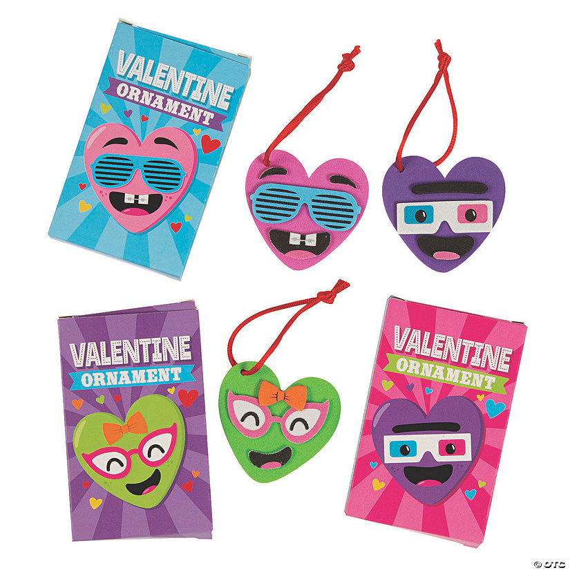 Valentine Ornament Giveaway Box Craft Kit | Oriental Trading