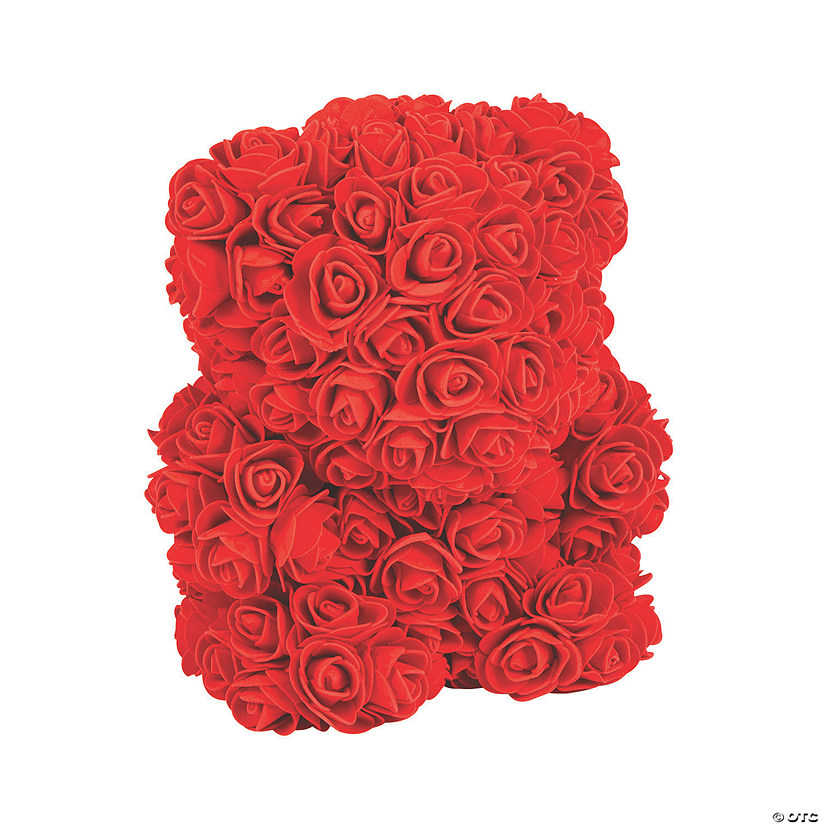 Valentine Rose Bear Decoration Image