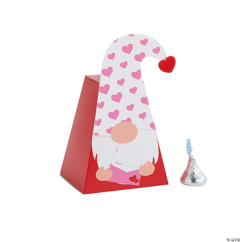 Valentine&#8217;s Day Gnome Favor Boxes - 12 Pc. Image