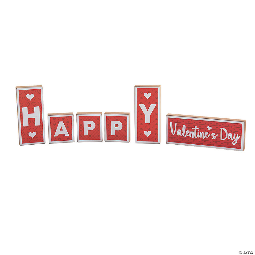 Valentine Tabletop Blocks Image
