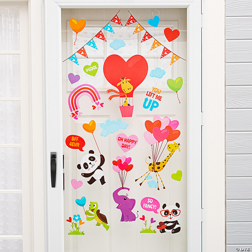 Valentine Window Clings - 27 Pc. Image