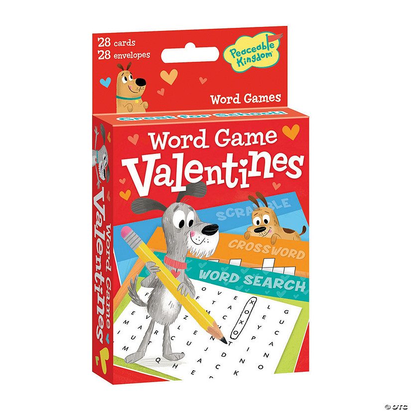 Valentine Word Game Cards - 28 Pc. Image